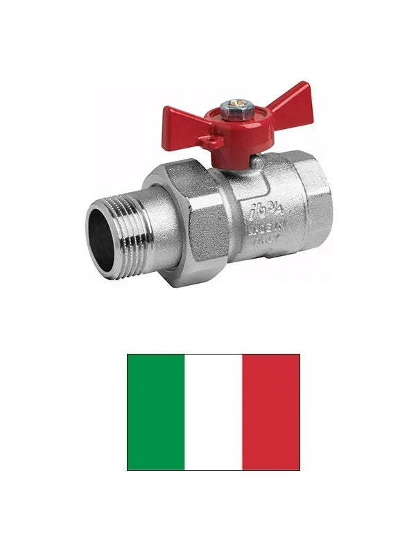 Rutulinis ventilis su veržlės jungtimi 7650, 1.1/4"