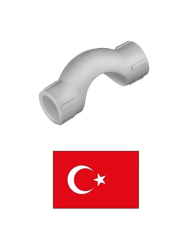 PPR trumpa apėjimo alkūnė DN 32 924 (pilka), DN 32