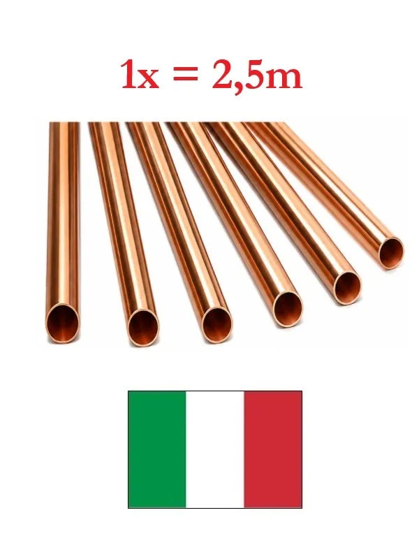 Kietas varinis vamzdis 15mmx2,5m 99B15, 15X1x2,5m