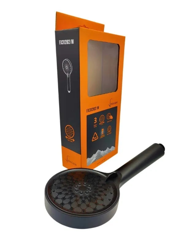 Dušas galvutė (3 režimai) FX31202/M, JUODA