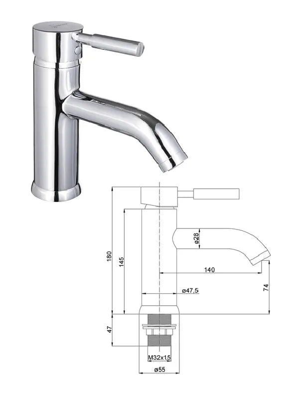 Keraminis praustuvo maišytuvas MG-2060, ABAVA