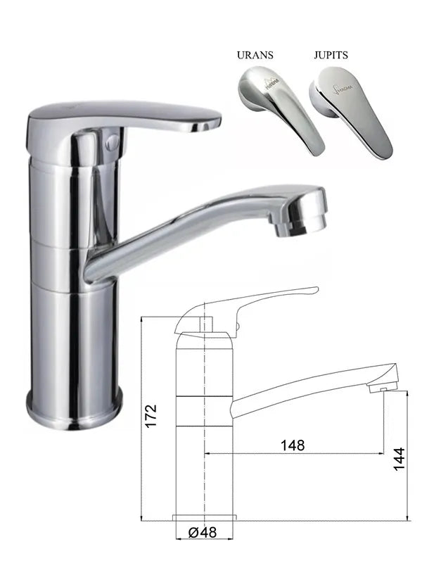 Virtuvės plautuvės maišytuvas MG-6253, URANS