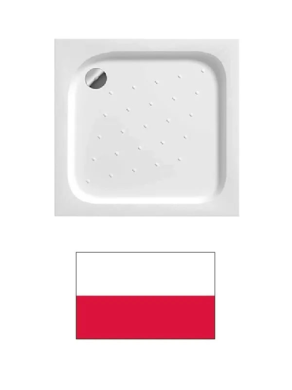 Dušo padėklas akrilinis 90cm (kvadratinis), FUNKIA