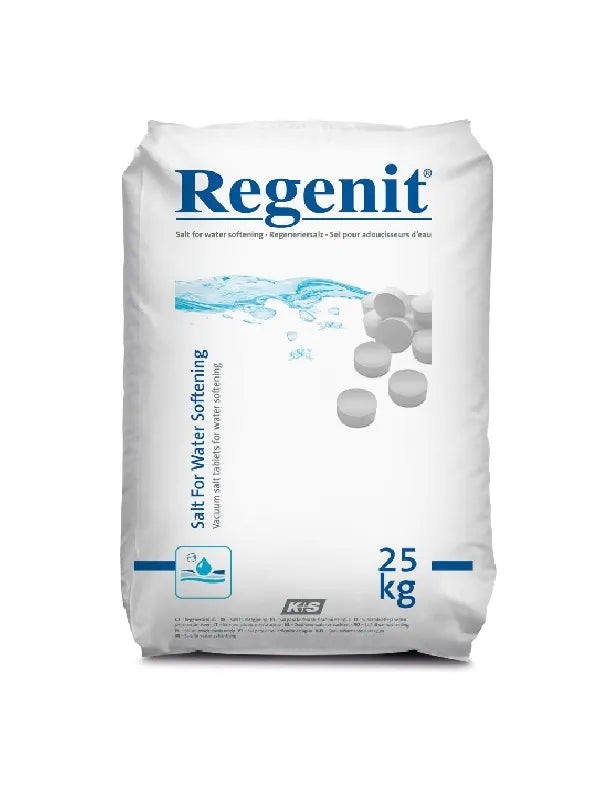 Druskos tabletės filtrams 25kg REGENIT, 25KG