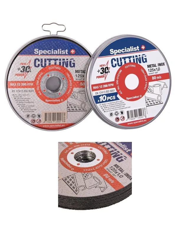 Metalo pjovimo diskas 125 × 1,0 × 22 mm, SPECIALIST