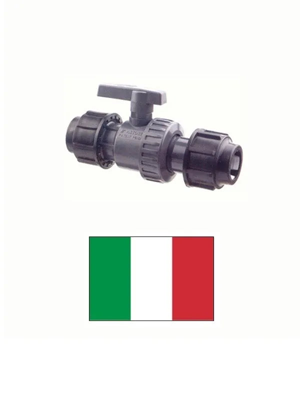 Rutulinis vožtuvas PVC DN25 335GG, DN25