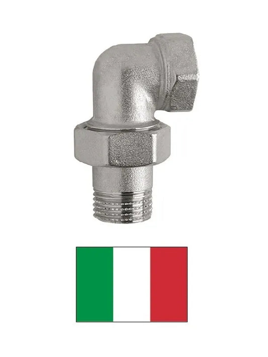 Trijų dalių alkūnė RINALDI.PETTINAROLI 0921044 1/2", 1/2"