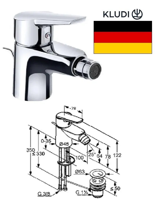 Bidė maišytuvas 375320590, D-VISE