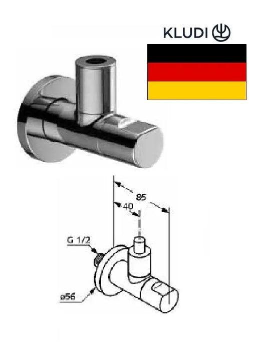 Kampinis ventilis 578430530, chromo