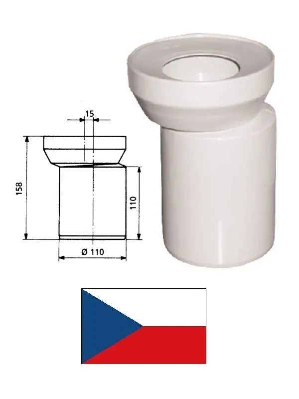 WC ekscentrinis sujungimas DN100 58.206.00, DN100