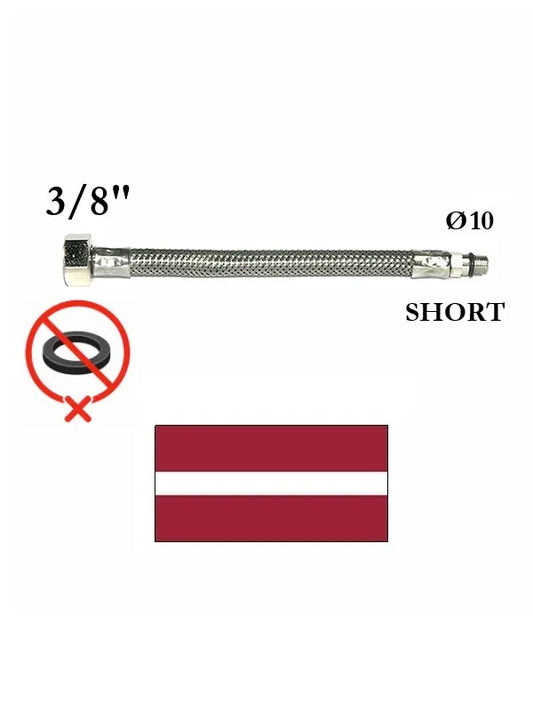 Lanksti žarna maišytuvui 3/8 704 SHORT 100, SHORT