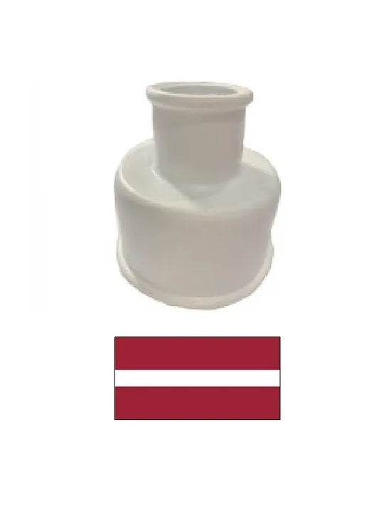 WC guminė įvorė, balta 780 D50, D50