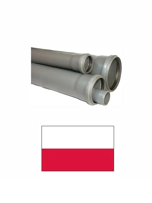 Kanalizacijos vamzdis su mova DN40/250 800, PELEKA