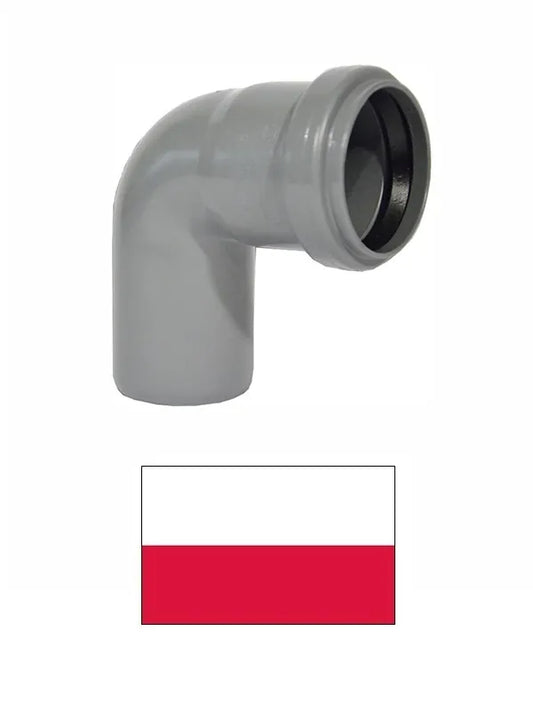 Alkūnė DN50/90^ 801 pilka, PELEKA