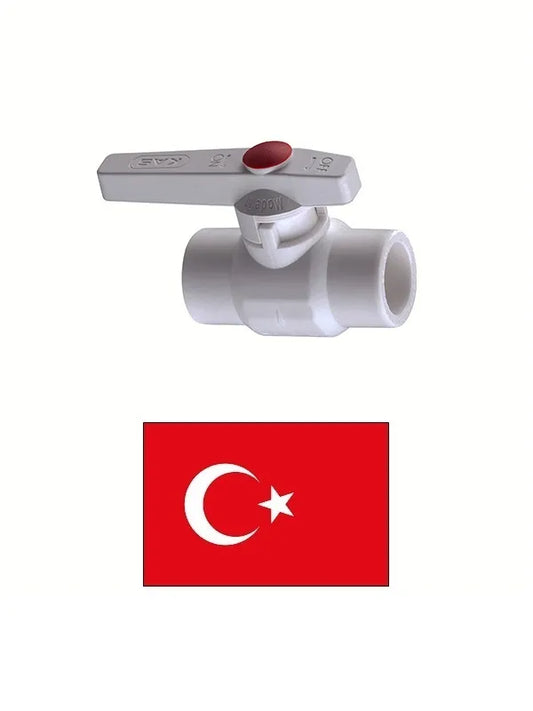 PPR rutulinis ventilis 917 (pilkas), DN25
