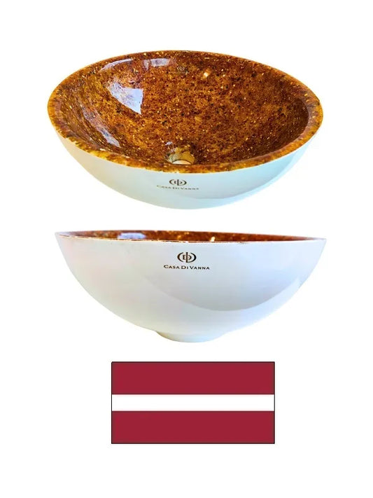 Keraminė plautuvė su gintaru, AMBER