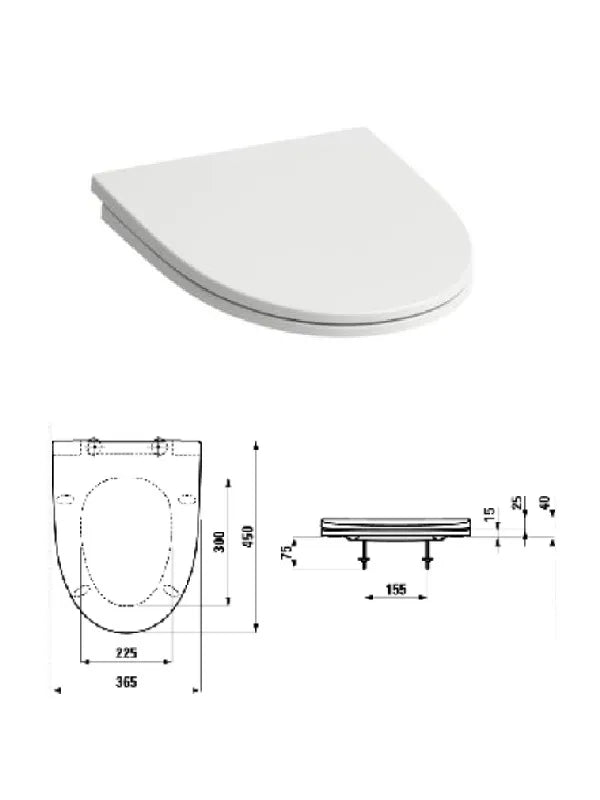 WC tualetes poda vāks Kompass QR/SC, Pro Nordic