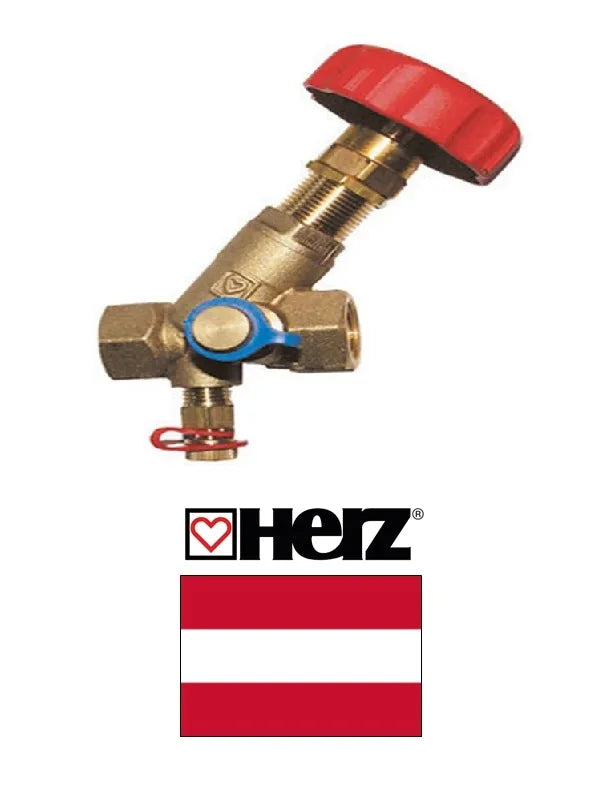 Balansavimo ventilis Y-tipo 1/2 1411751, HERZ 4117