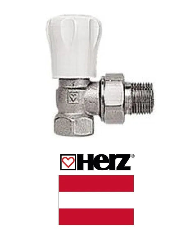 Kampinis radiatoriaus ventilis HZ1552421, 1/2"