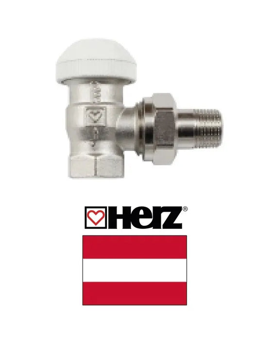 Termostatinis ventilis, kampinis 1/2 1772491, HERZ-TS90