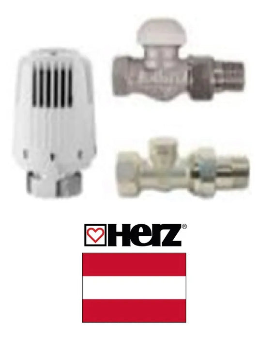 Termostatisko vārstu komplekts, taisns V772301, 1/2