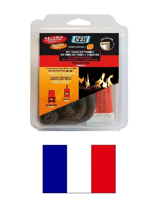 Karščiui atspari virvė krosnių sandarinimui 821593, KIT10X2.5