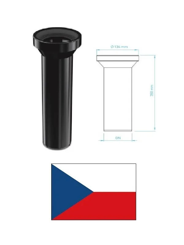 WC prailginimo elementas DN90 KP93500, DN90
