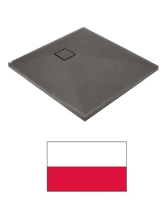 Granito dušo padėklas 90x90cm KQR_T41B, CORREO