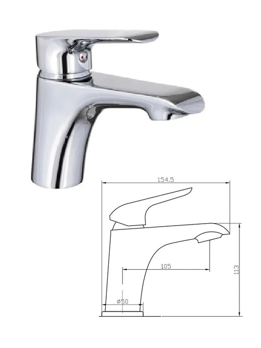 Keraminis praustuvo maišytuvas MG-2460 „cold start“, VENTA
