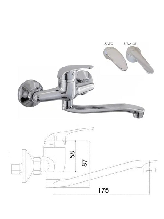 Sieninis virtuvės maišytuvas MG-3232, SATO