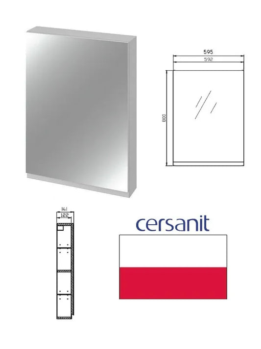Veidrodinė spintelė 60cm, Moduo, MODUO