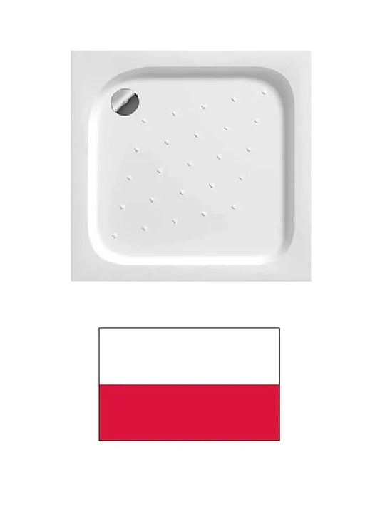 Dušo padėklas akrilinis 90cm (kvadratinis), FUNKIA