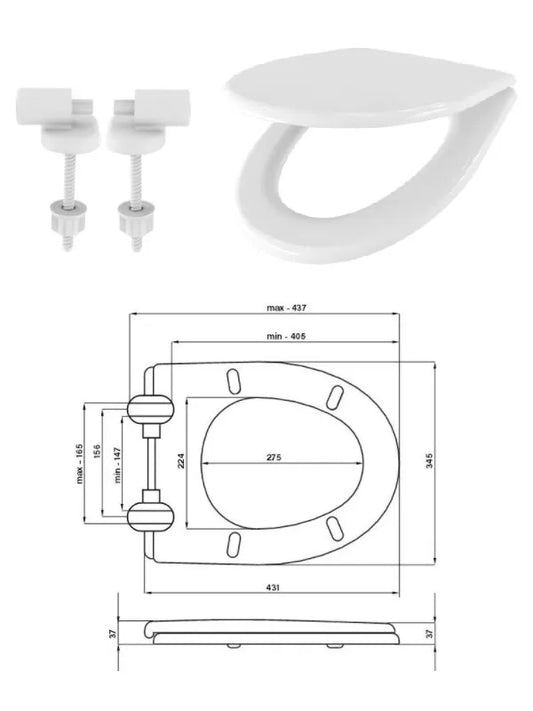 WC sėdynė Kompakt/Champ 013/AW PL SC, SK384