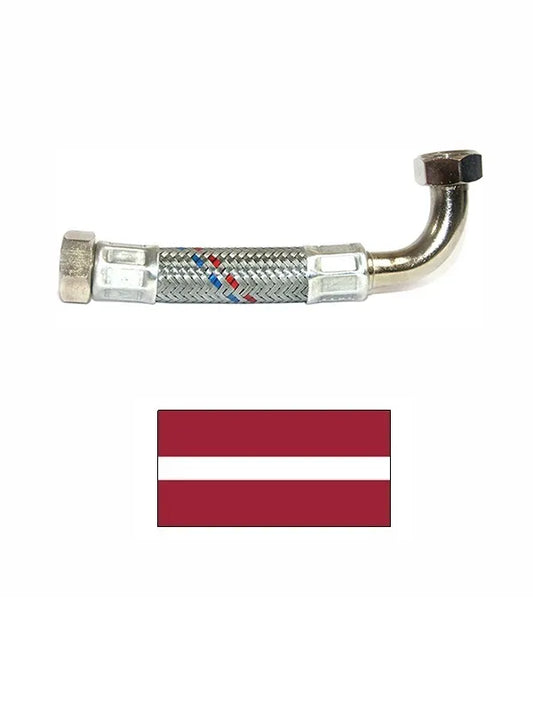 Antivibracinė žarna su alkūne TFFG-900, 3/4"