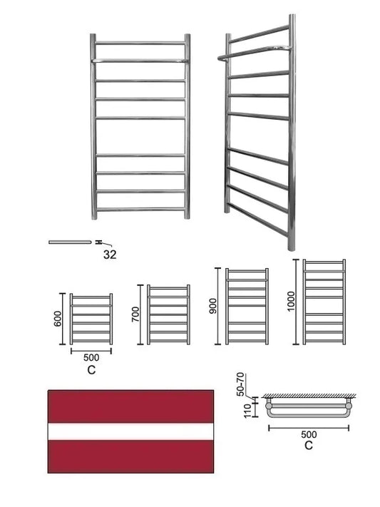Rankšluosčių džiovintuvas VIKTORIJA+ L-1000 C-500 14585, VIKTORIJA+