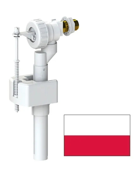 Tualeto bakelio užpildymo vožtuvas, šoninis pajungimas 0701059PLM, 1/2 PLM